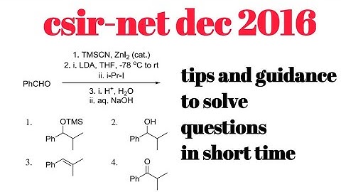 Solution of question from csir-net dec 2016 || Umpolung