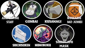 Tất Cả Các Vũ Khí HUYỀN THOẠI Trong Naruto Giải Thích Trong 15 Phút