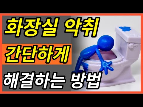 청소로만 해결 되지 않는 화장실 악취 해결 방법을 알려드릴게요!