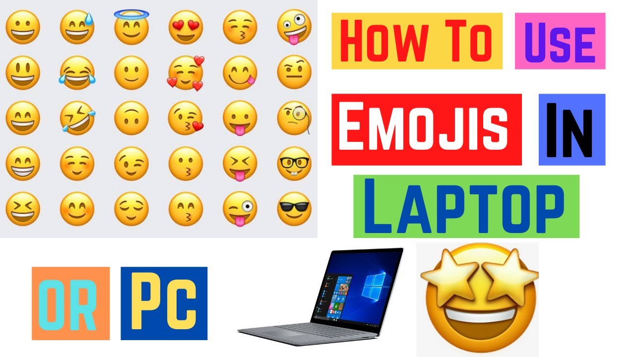 How to use emojis in laptop or pc hidden emoji keyboard in