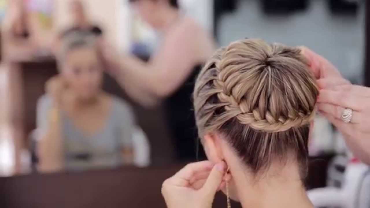 Penteado Coque Trança - tutorial - thptnganamst.edu.vn