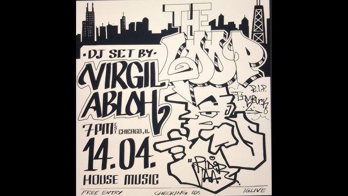 Live DJ performance by Virgil Abloh for The Outlet exhibition to support  Miami community fridge 