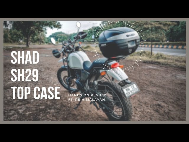 SHAD SH29 Top Case Hands On Review ft. RE Himalayan class=