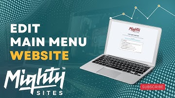 How To Edit Navigation Main Menu on Your Small Business Website