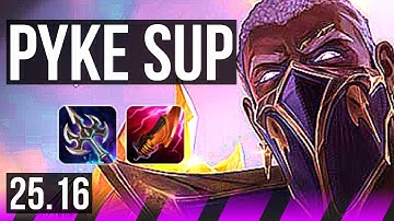 PYKE & Nilah vs TAHM KENCH & Jhin (SUP) | 10/1/23, 24k DMG, Godlike | EUW Master | 25.16