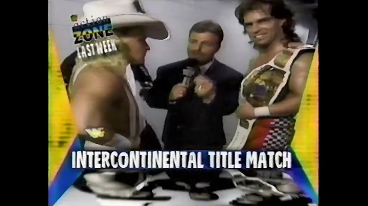 IC Title   Bob Holly vs Jeff Jarrett   Action Zone...