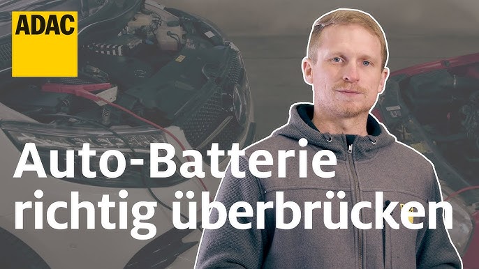 Auto-Batterie überbrücken - so gehts richtig! 