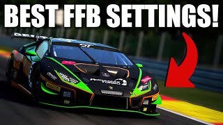 The *BEST* Assetto Corsa Competizione Force Feedback Settings for Logitech G923/G920/29