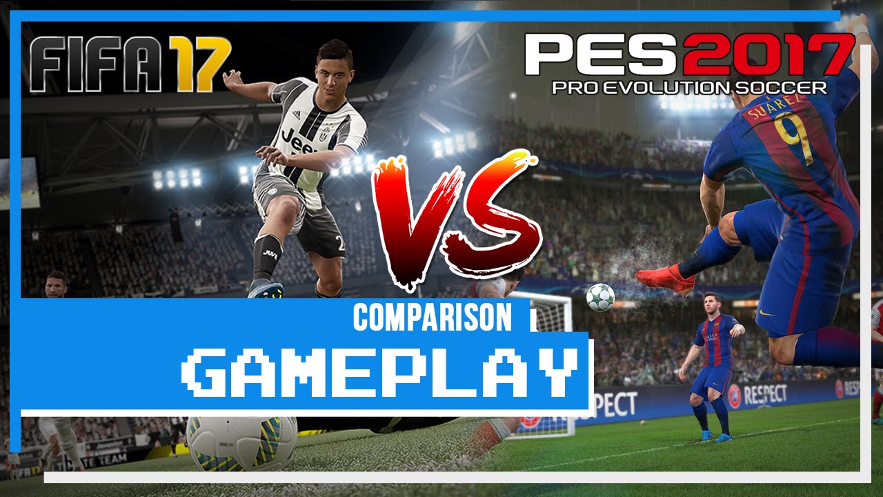 FIFA 17 vs PES 2017 ultimate comparison