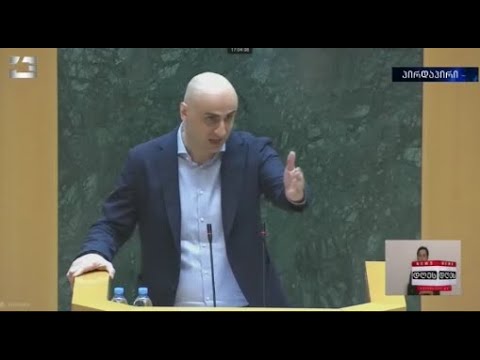 \"აქ ვარ იმიტომ, რომ სათითაოდ გაგიყვანოთ ამ დარბაზიდან - ნიკა მელია \"ქართულ ოცნებას\"