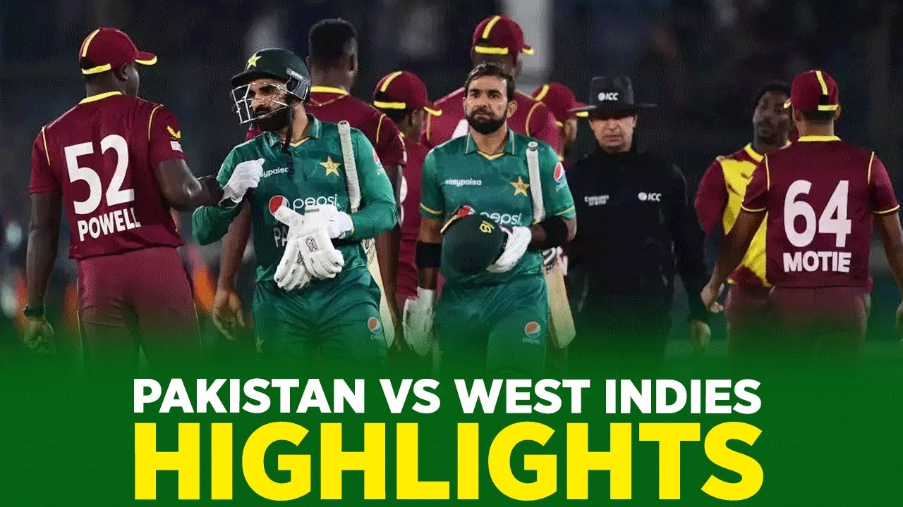 pakistan west indies live match video