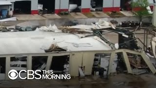 Severe weather headed toward East Coast after causing damage in South