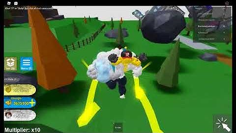 Destroying destroyer of worlds boss in mega noob simulator roblox