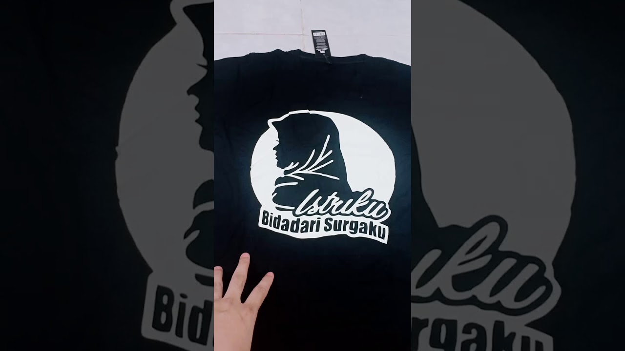  Kaos  islami istriku bidadari surgaku inspirasi hadiah 