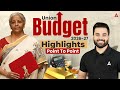 Union Budget 2026-27 Complete Analysis | Budget Session Important Highlights | By Navdeep Sir