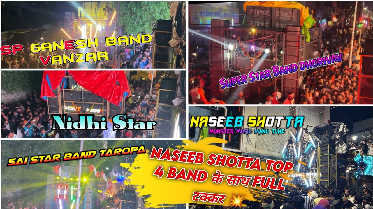 Naseeb shotta Top 4 Band के साथ फुल टक्कर 😱 Naseeb Star Vs Ss Akka Vs Sai ⭐Vs Nidhi⭐ Vs Sp Ganesh 
