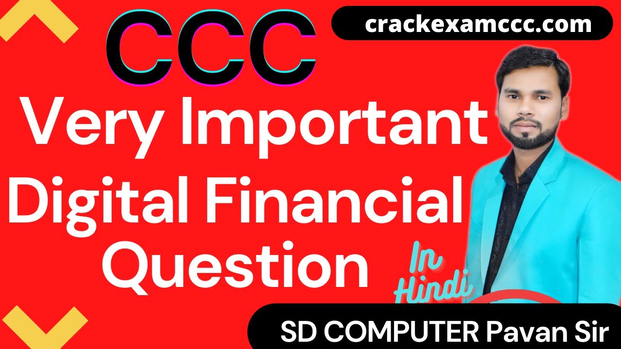 CCC Very Important Digital Financial Question - YouTube