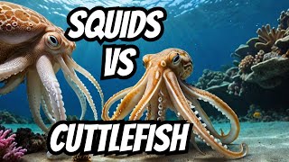 Why Squids and Cuttlefish Are NOT The Same Animal