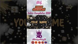 Merry Christmas Intro Template 6 for YouTube Channels No Text   No Copyright   Free Download