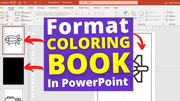 How to FORMAT a Coloring Book in PowerPoint - Creating a Coloring Book for Amazon KDP!