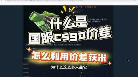 什么是国服价差？为啥这么多人靠它CSGO搬砖？#csgo #csgo饰品