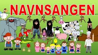 Video thumbnail of "Navnsangen | Barnesanger på norsk"