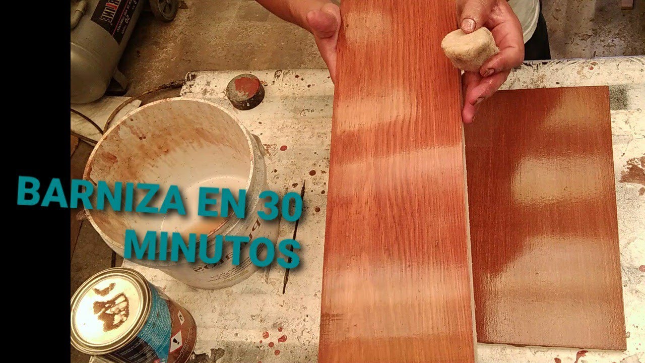 Como barnizar madera barnizada