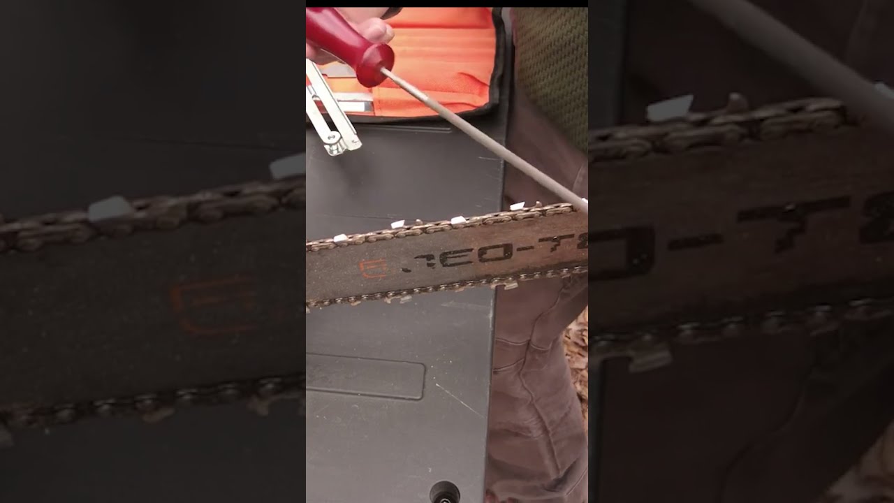 How To Sharpen A Chainsaw Chain