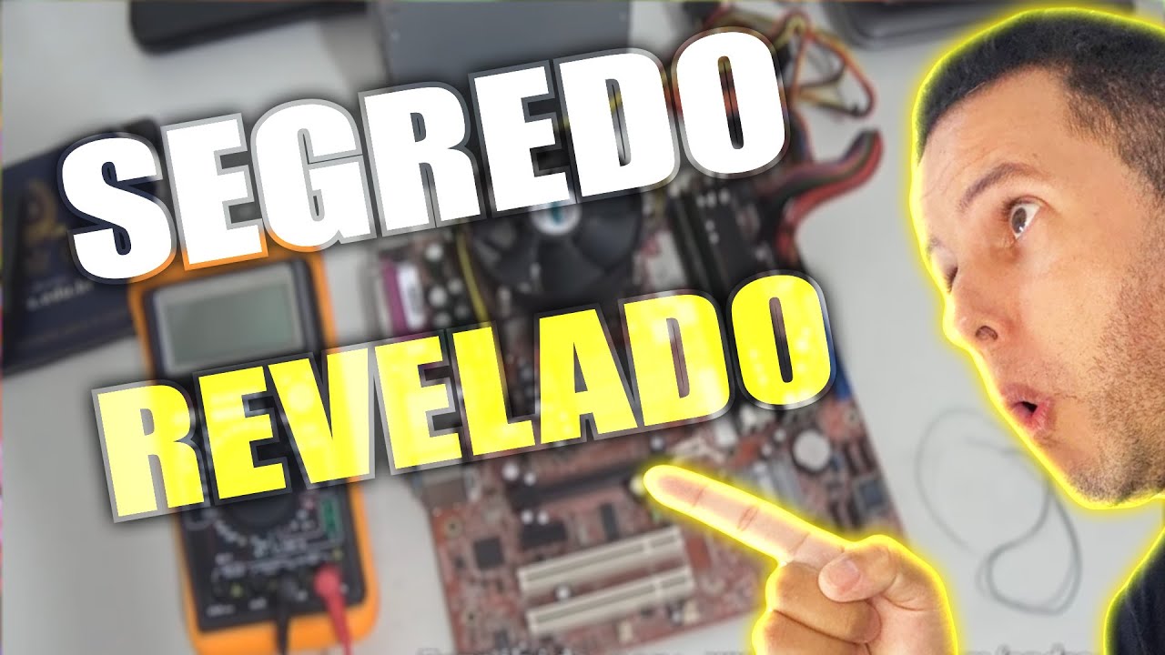 CONSERTO DE PLACA MÃE SEGREDO TESTE DO RESET