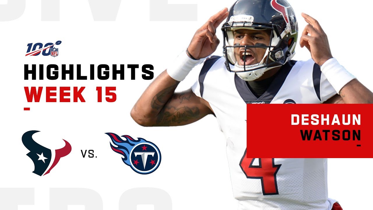 Deshaun Watson Highlights Vs Titans Nfl 2019