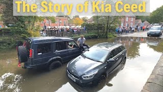 ⁴ᴷ The Story of Kia Ceed vs Deep Water in Rufford Ford Flood || #35