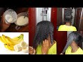 Masque à la banane pour adoucir les cheveux! Idéal pour cheveux secs, cassants et abimés!