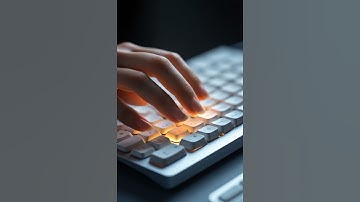 Girl Typing On Keyboard With Hands [ ASMR ] So Satisfying Video