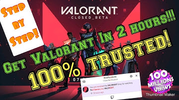 HOW TO GET VALORANT CLOSED BETA(KEY) 2020 Fastest Way! | #VALORANT2020