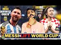 God messi  argentina vs croatia 30 fifa world cup 2022 semi final reaction  alvarez  modric