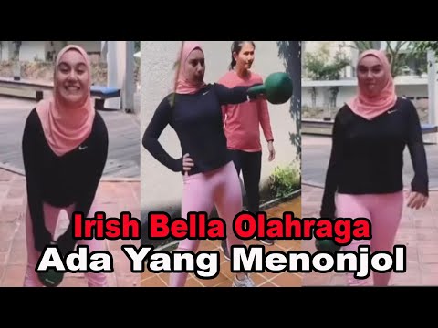 Irish Bella Olahraga.. Ada Yang Menojol Bikin Solfok