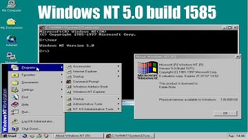 Установка Windows NT 5.0 Build 1585