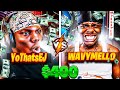 Yothatsej vs wavy mello in 400 wager it got very intense nba 2k24