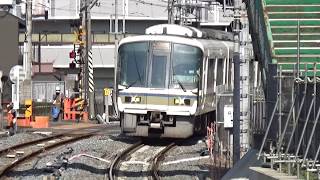 【ゆっくり通過！】奈良線 221系 区間快速奈良行き 桃山駅