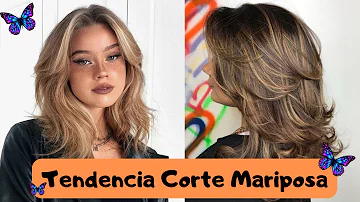 ¿Cuál es la diferencia entre un corte lobo y un corte mariposa?