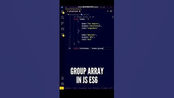 😍😍 Now Group Array in JavaScript ES6 #shorts #javascript #programming #coding