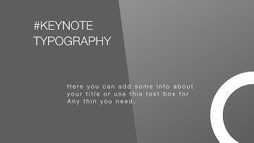 #056 Keynote Tutorial:Minimal Slide Design Animate Creative Typography Principle #StayHome #WithMe