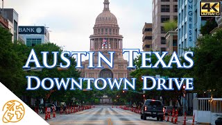 Austin Texas 4k Tour Downtown TX Drive