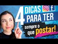 Como criar contedo para instagram e outras redes sociais