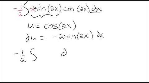 Second Method for Solving Integral sin(2x)cos(2x)