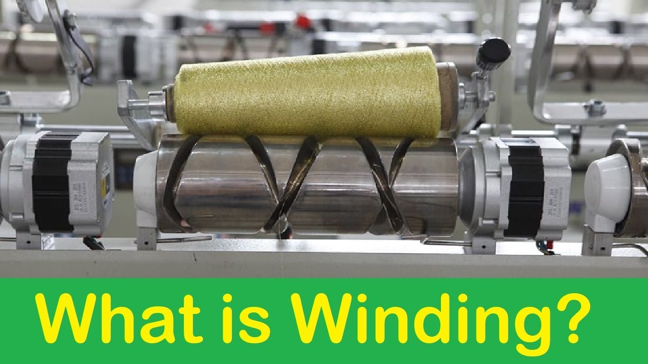 Yarn winding machine, The working principle of the yarn winding machine