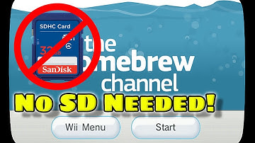 How to install the Homebrew channel with no SD card