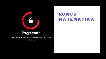 Menemukan Rumus Matematika - Belajar Pemrograman C++