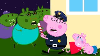 Zombie Apocalypse, Zombies Appear At The Gas Station🧟‍♀️ | Peppa Pig Funny Animation