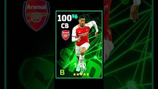 How to train 100 Rated W. Saliba Max level in efootball 2024 #pes #efootball #shorts #saliba